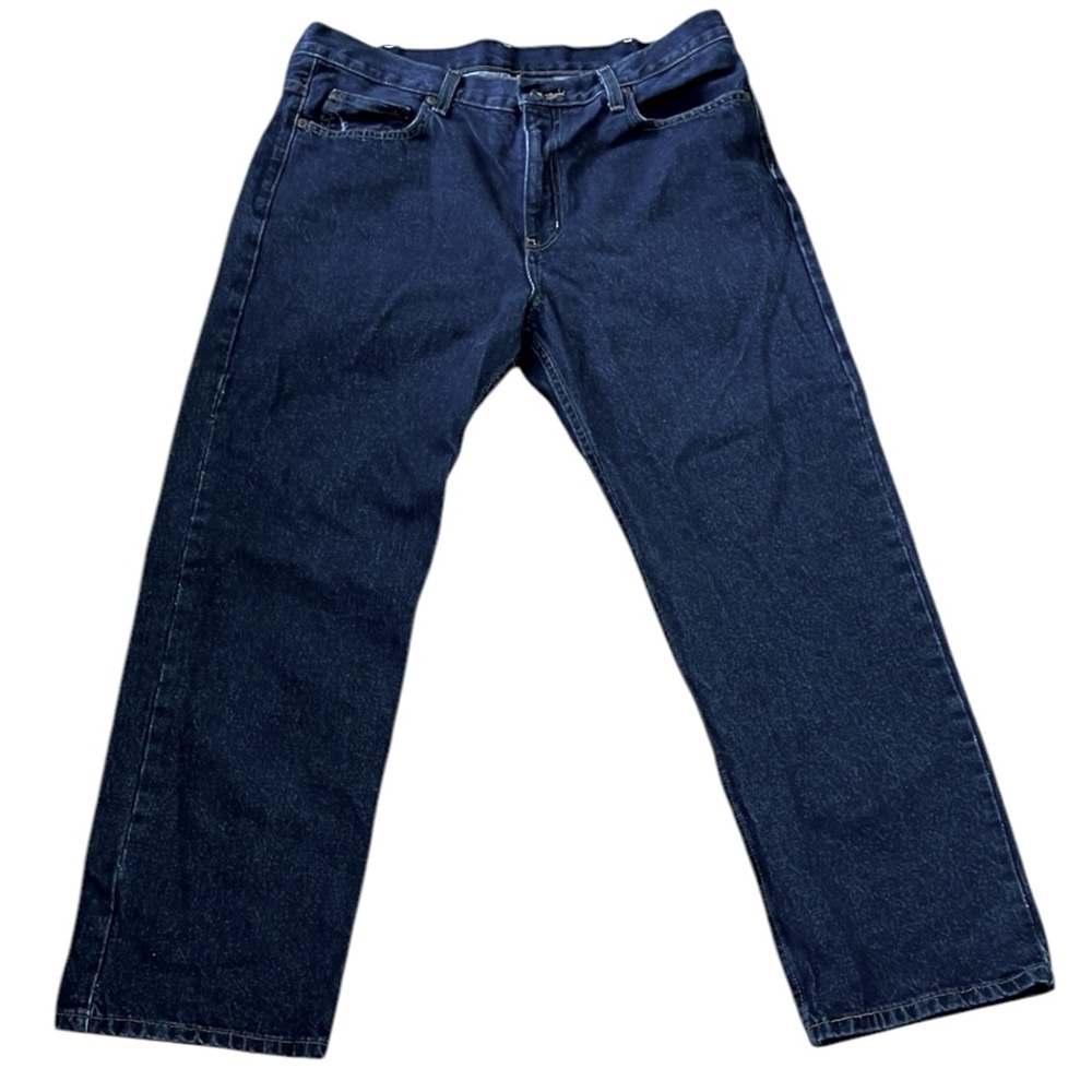 FADED GLORY Y2K MENS STRAIGHT LEG DENIM JEANS DARK WASH BLUE SIZE 36 X 29